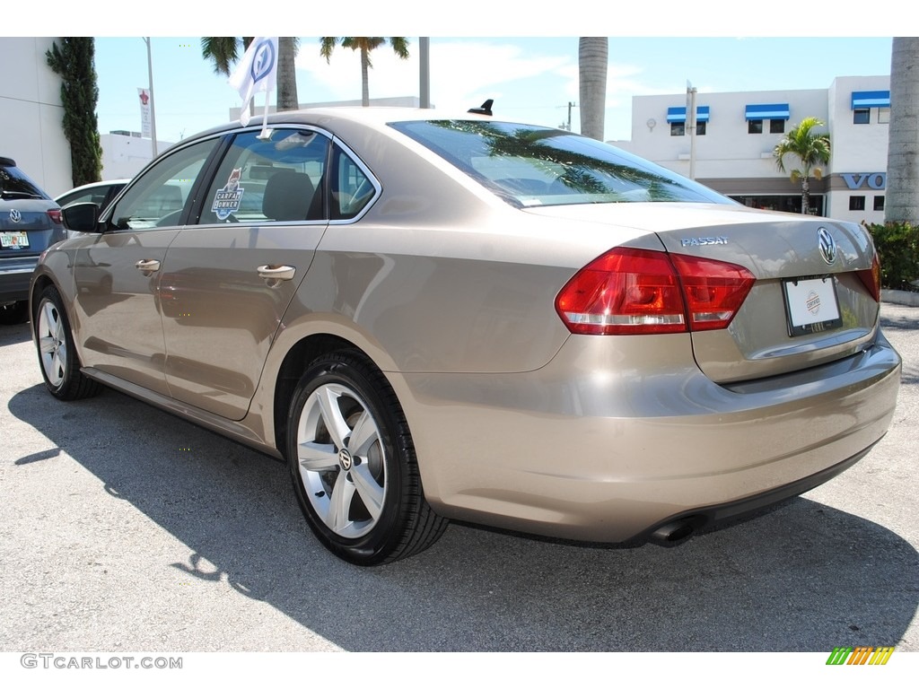 2015 Passat Wolfsburg Edition Sedan - Titanium Beige / Titan Black photo #7