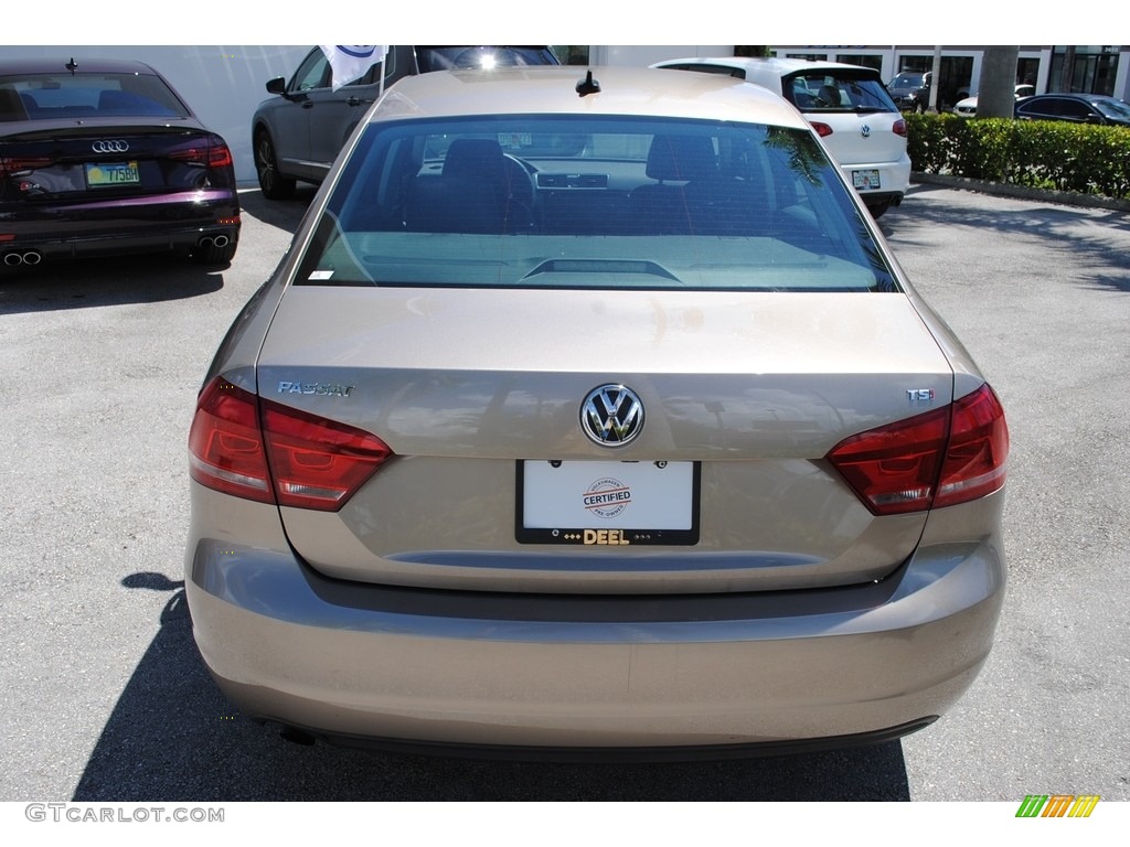 2015 Passat Wolfsburg Edition Sedan - Titanium Beige / Titan Black photo #8
