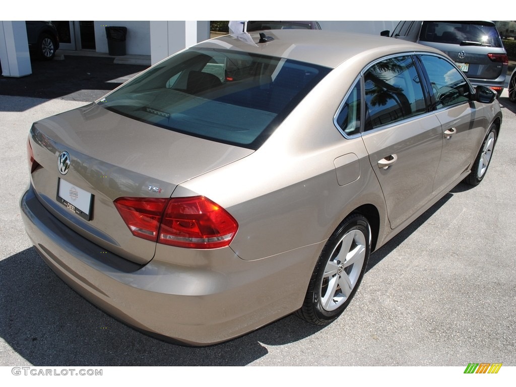2015 Passat Wolfsburg Edition Sedan - Titanium Beige / Titan Black photo #9