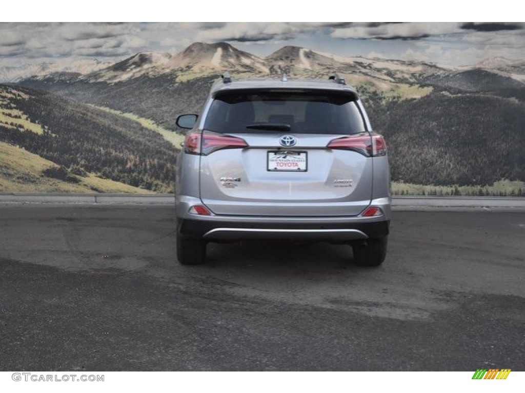 2018 RAV4 Limited AWD Hybrid - Silver Sky Metallic / Black photo #4