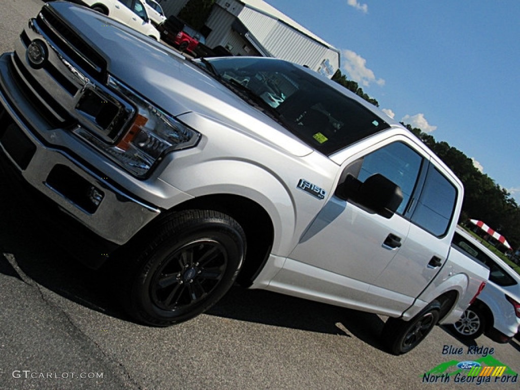 2018 F150 XLT SuperCrew - Ingot Silver / Earth Gray photo #31
