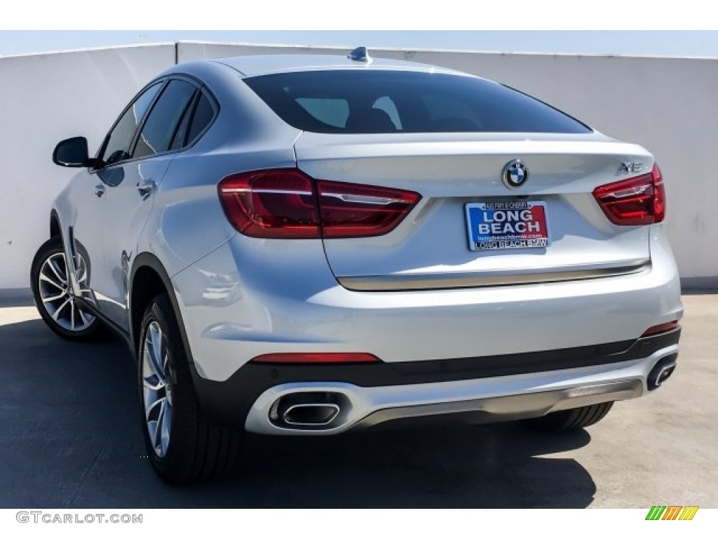 2019 X6 sDrive35i - Glacier Silver Metallic / Black photo #2