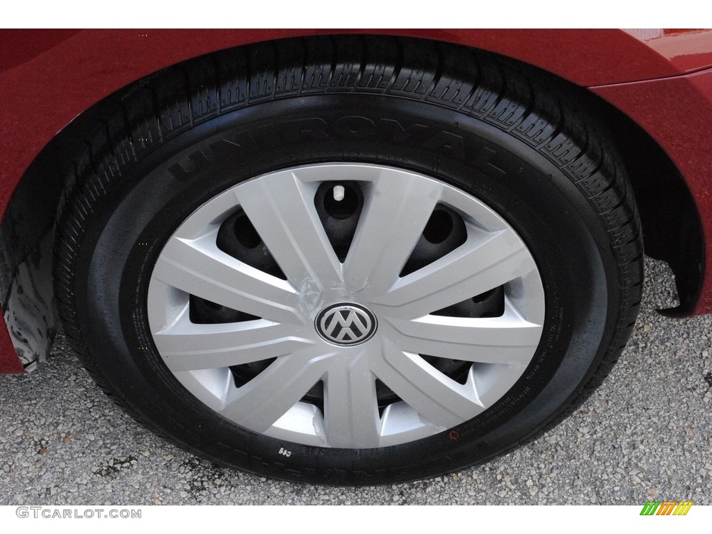 2016 Jetta S - Cardinal Red Metallic / Titan Black photo #11