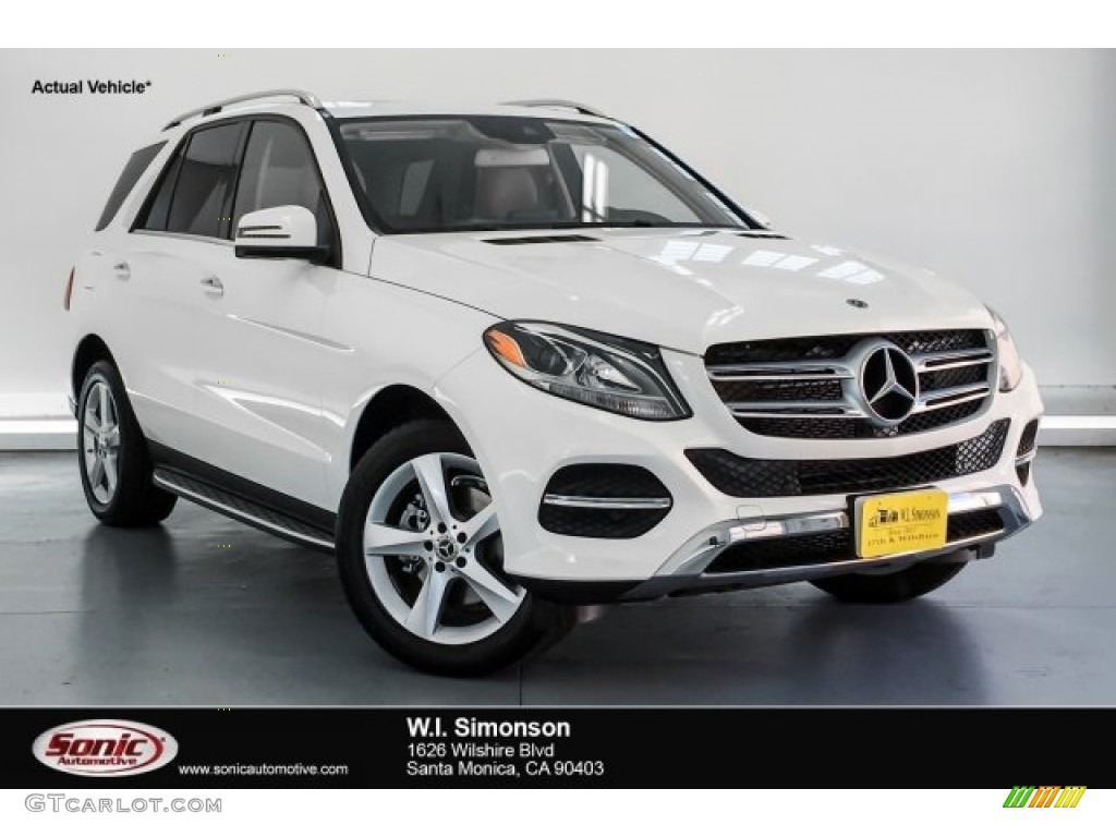 2017 GLE 350 4Matic - Polar White / Ginger Beige/Espresso Brown photo #1