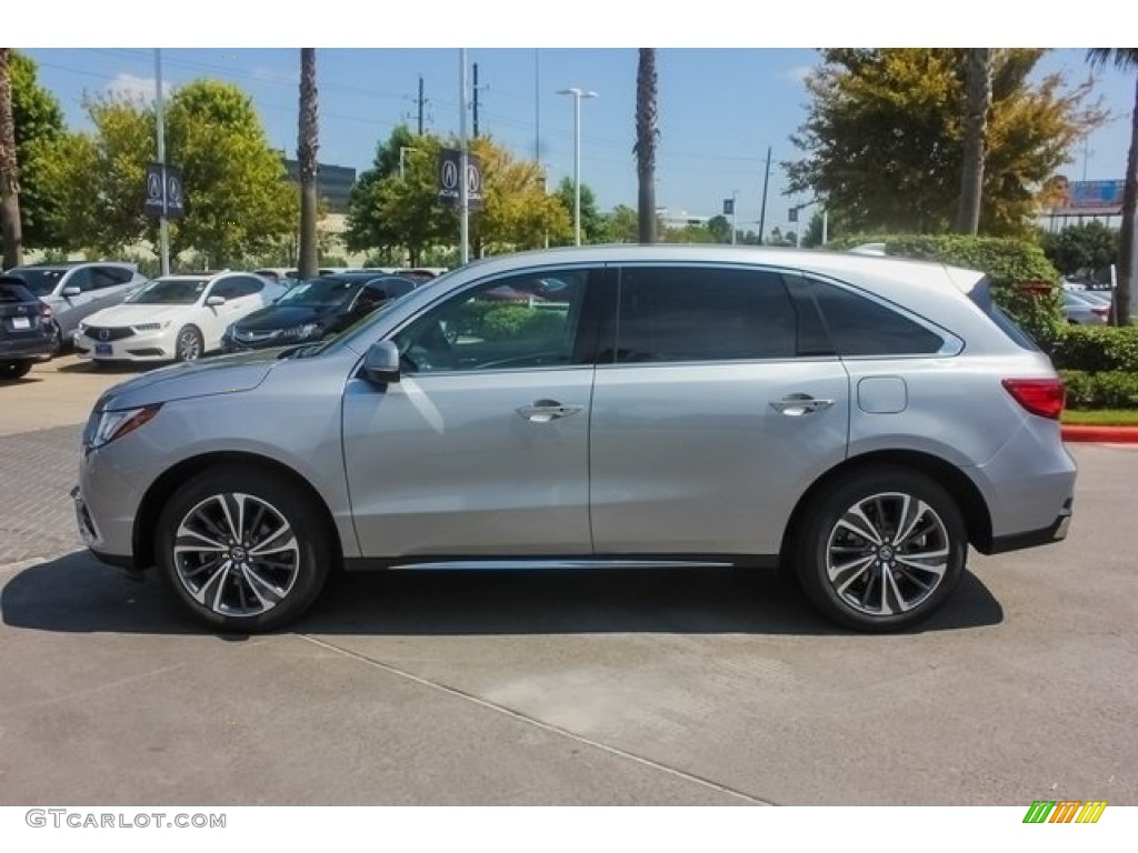 Lunar Silver Metallic 2019 Acura MDX Standard MDX Model Exterior Photo #129552323