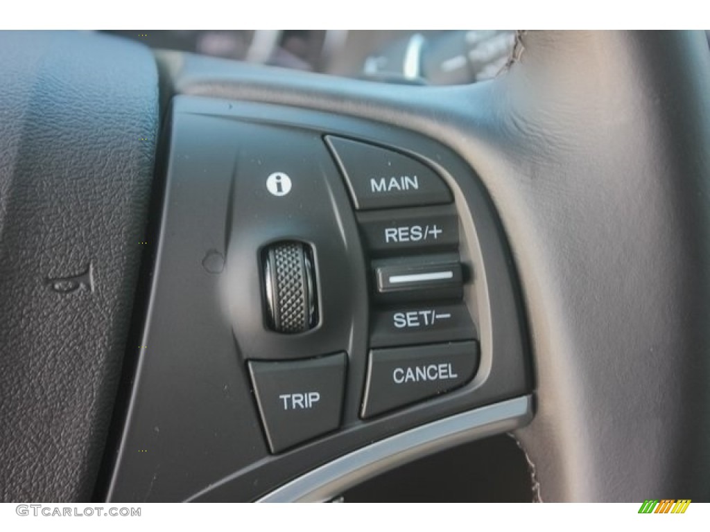 2019 Acura MDX Standard MDX Model Ebony Steering Wheel Photo #129552566