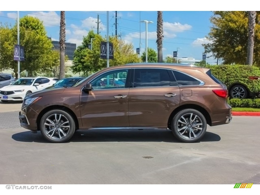 Canyon Bronze Metallic 2019 Acura MDX Standard MDX Model Exterior Photo #129552881