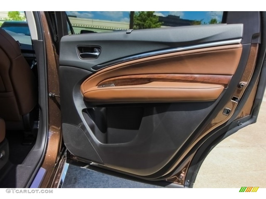 2019 Acura MDX Standard MDX Model Espresso Door Panel Photo #129552953