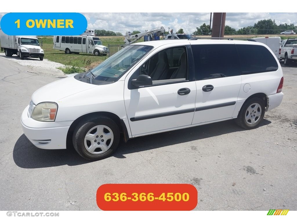 2005 Freestar SE - Vibrant White / Flint Grey photo #1