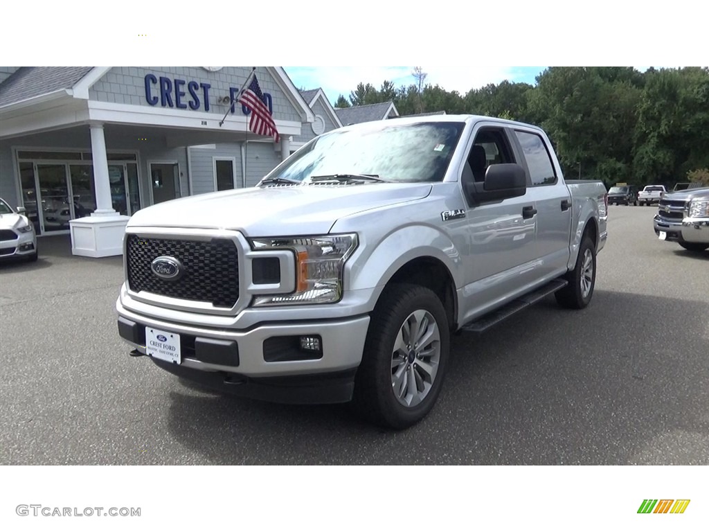 2018 F150 STX SuperCrew 4x4 - Ingot Silver / Earth Gray photo #3