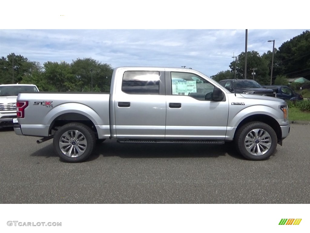 2018 F150 STX SuperCrew 4x4 - Ingot Silver / Earth Gray photo #8