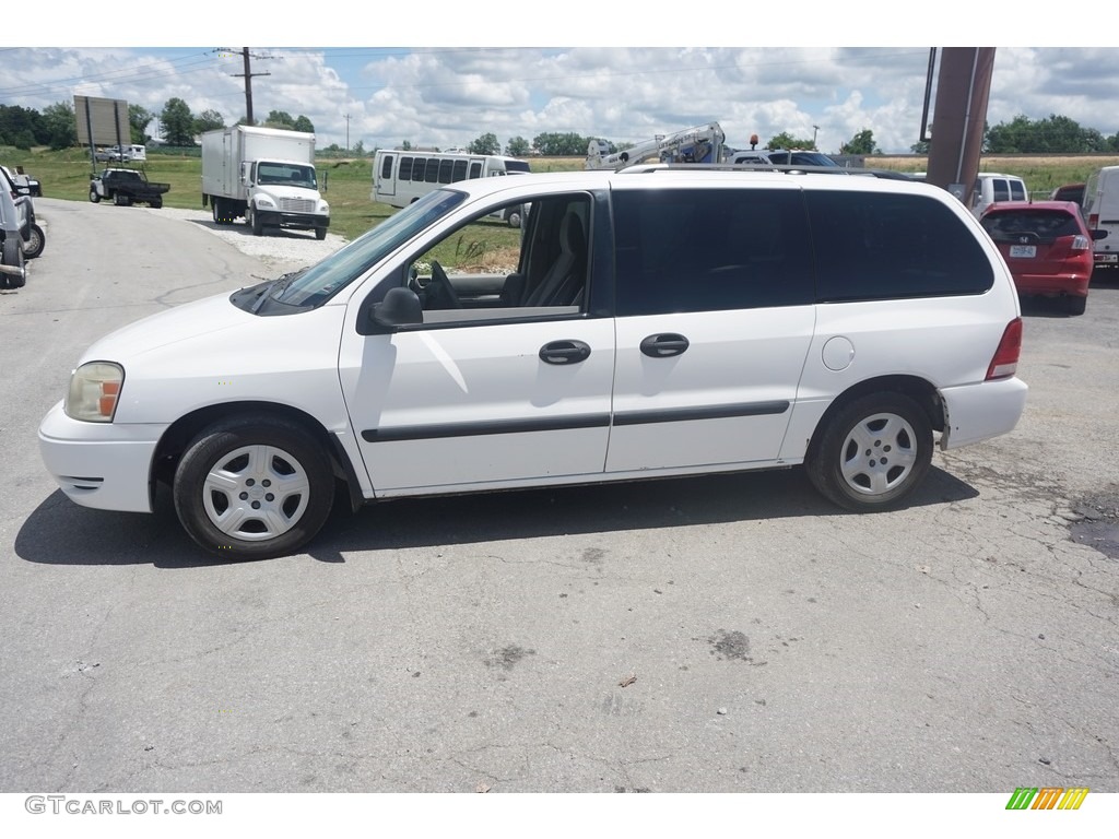 2005 Freestar SE - Vibrant White / Flint Grey photo #31