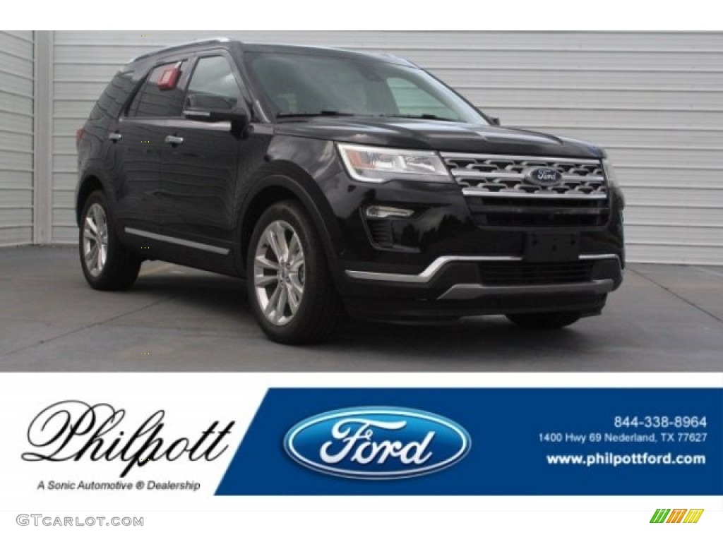 2018 Explorer Limited - Shadow Black / Ebony Black photo #1