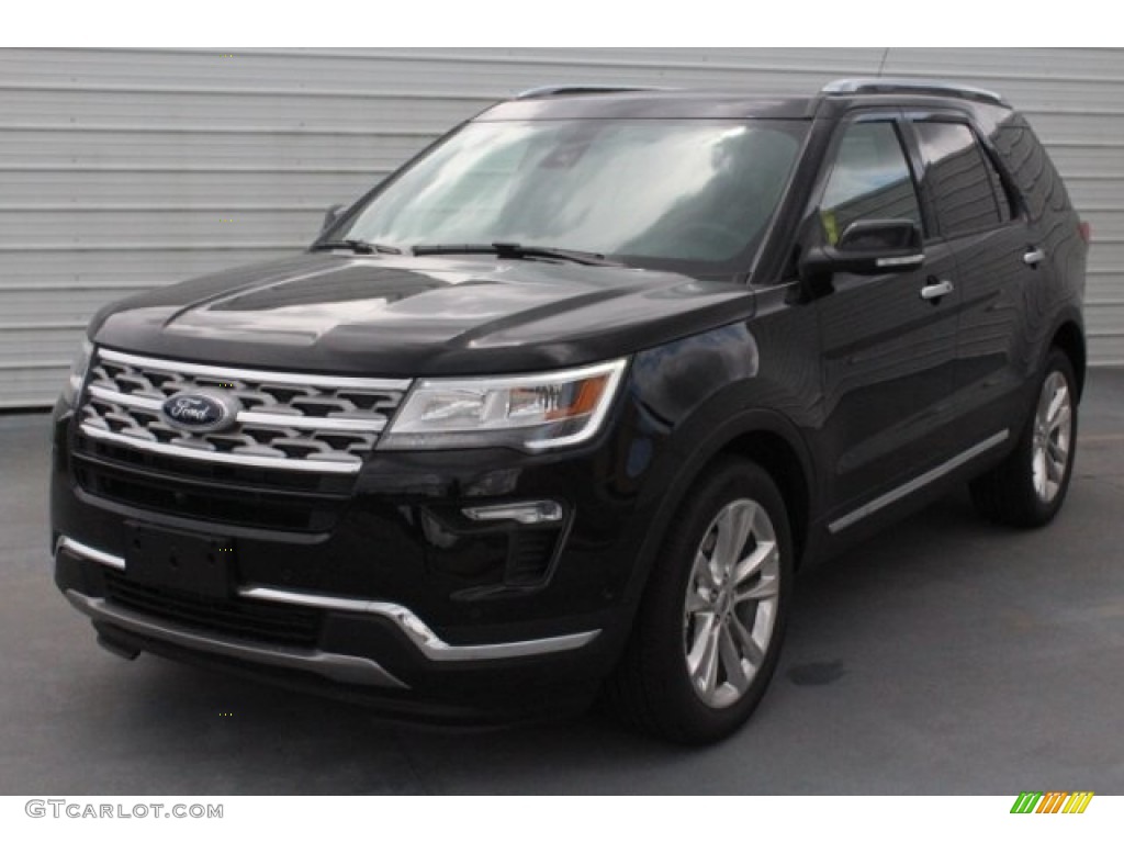 2018 Explorer Limited - Shadow Black / Ebony Black photo #3
