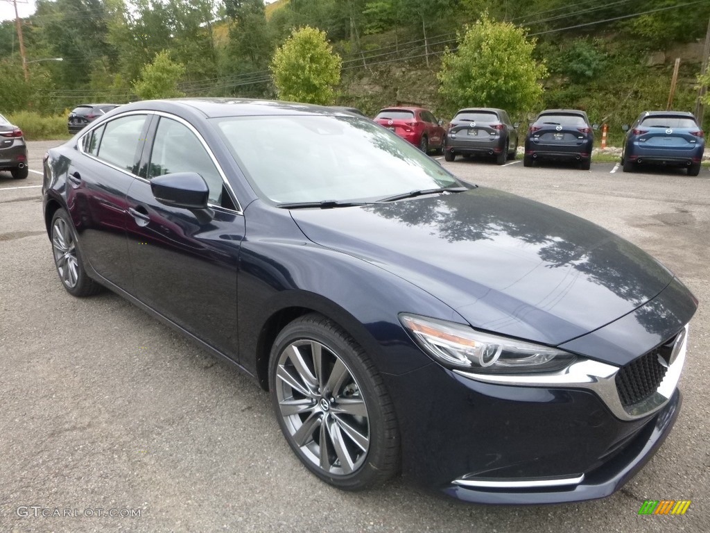 Deep Crystal Blue Mica 2018 Mazda Mazda6 Grand Touring Reserve Exterior Photo #129555486