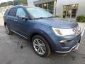 2018 Blue Metallic Ford Explorer Limited 4WD  photo #9