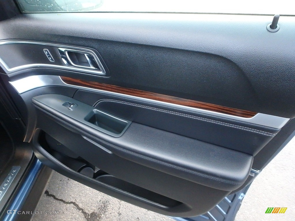 2018 Explorer Limited 4WD - Blue Metallic / Ebony Black photo #13