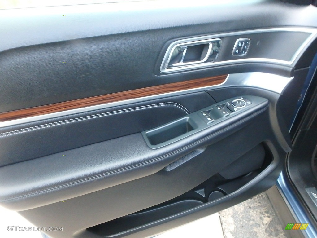 2018 Explorer Limited 4WD - Blue Metallic / Ebony Black photo #19