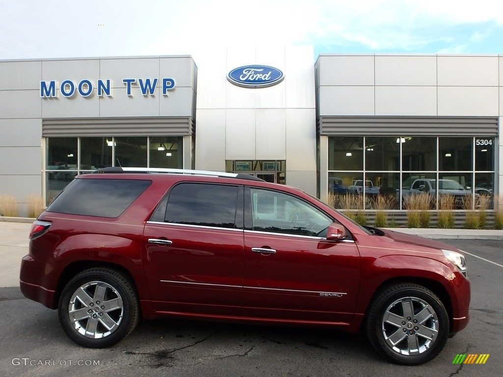 Crimson Red Tincoat GMC Acadia