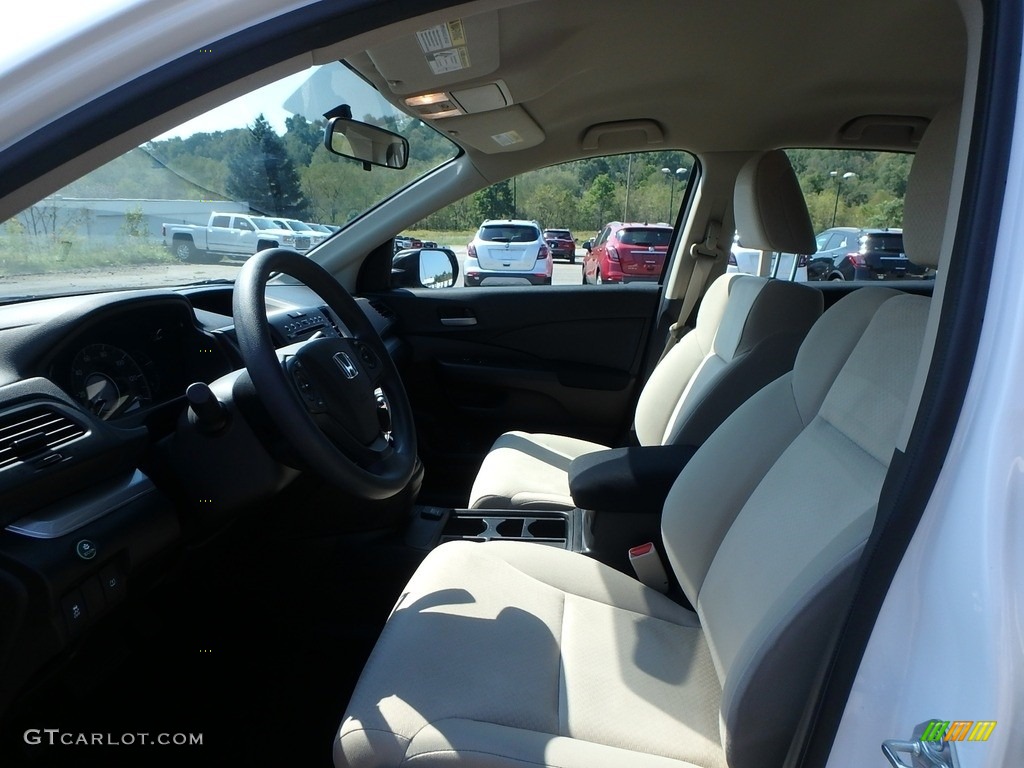 2015 CR-V LX AWD - White Diamond Pearl / Beige photo #15