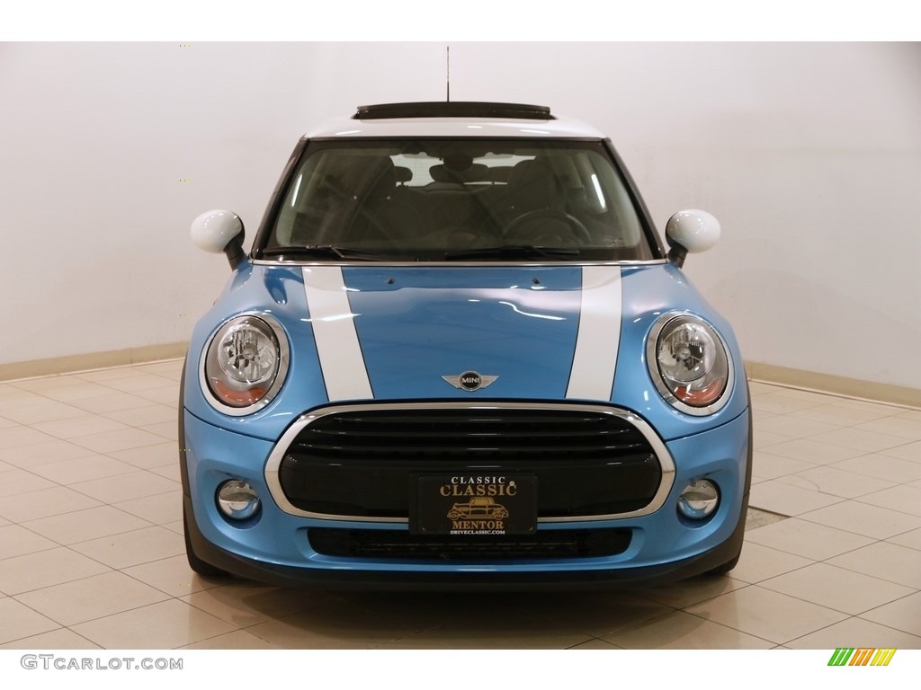 2016 Hardtop Cooper 2 Door - Electric Blue Metallic / Carbon Black photo #2