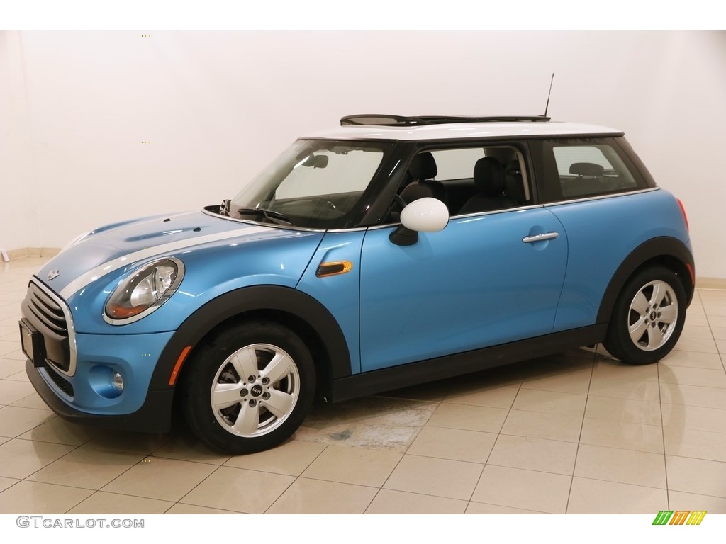 2016 Hardtop Cooper 2 Door - Electric Blue Metallic / Carbon Black photo #3