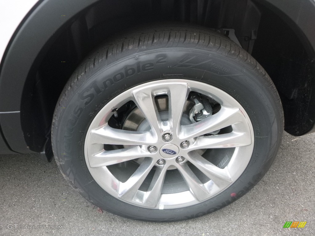 2018 Explorer XLT 4WD - White Platinum / Ebony Black photo #7
