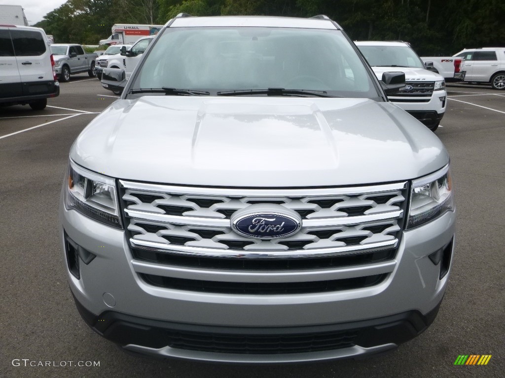 2018 Explorer XLT 4WD - Ingot Silver / Ebony Black photo #4