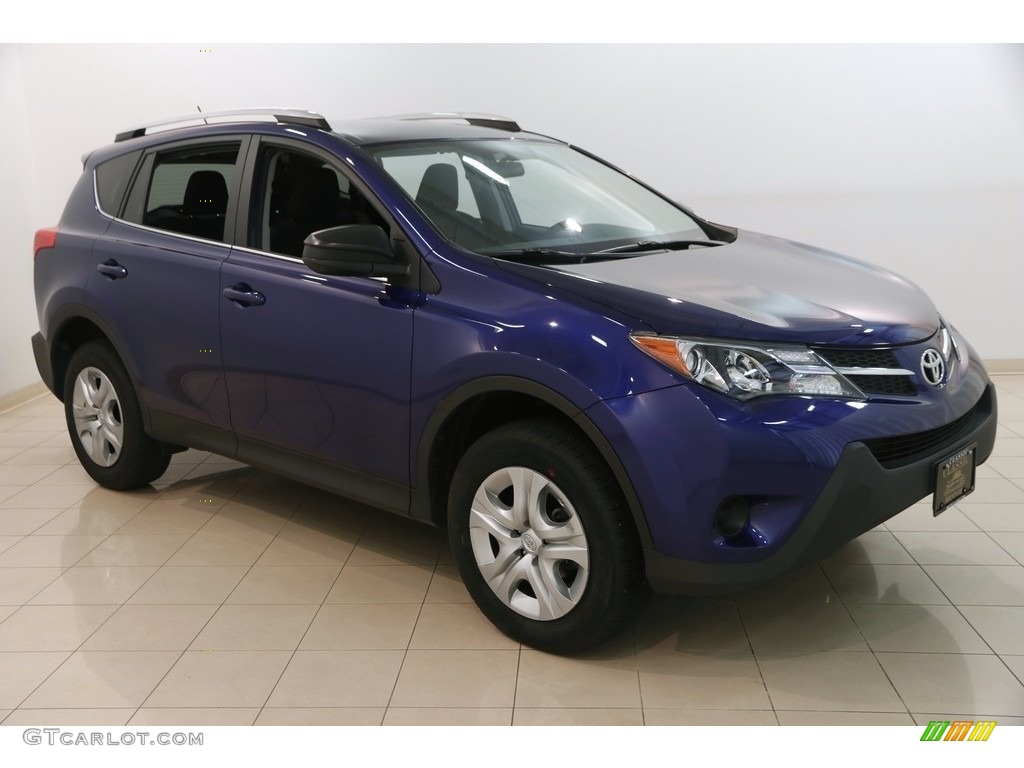 2015 RAV4 LE - Blue Crush Metallic / Black photo #1