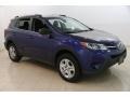 2015 Blue Crush Metallic Toyota RAV4 LE #129554480