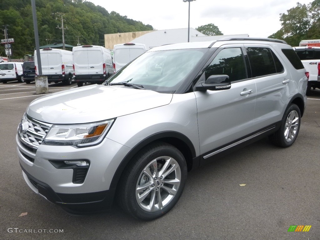 2018 Explorer XLT 4WD - Ingot Silver / Ebony Black photo #5