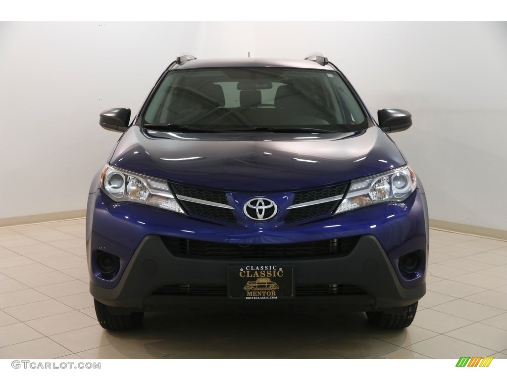 2015 RAV4 LE - Blue Crush Metallic / Black photo #2