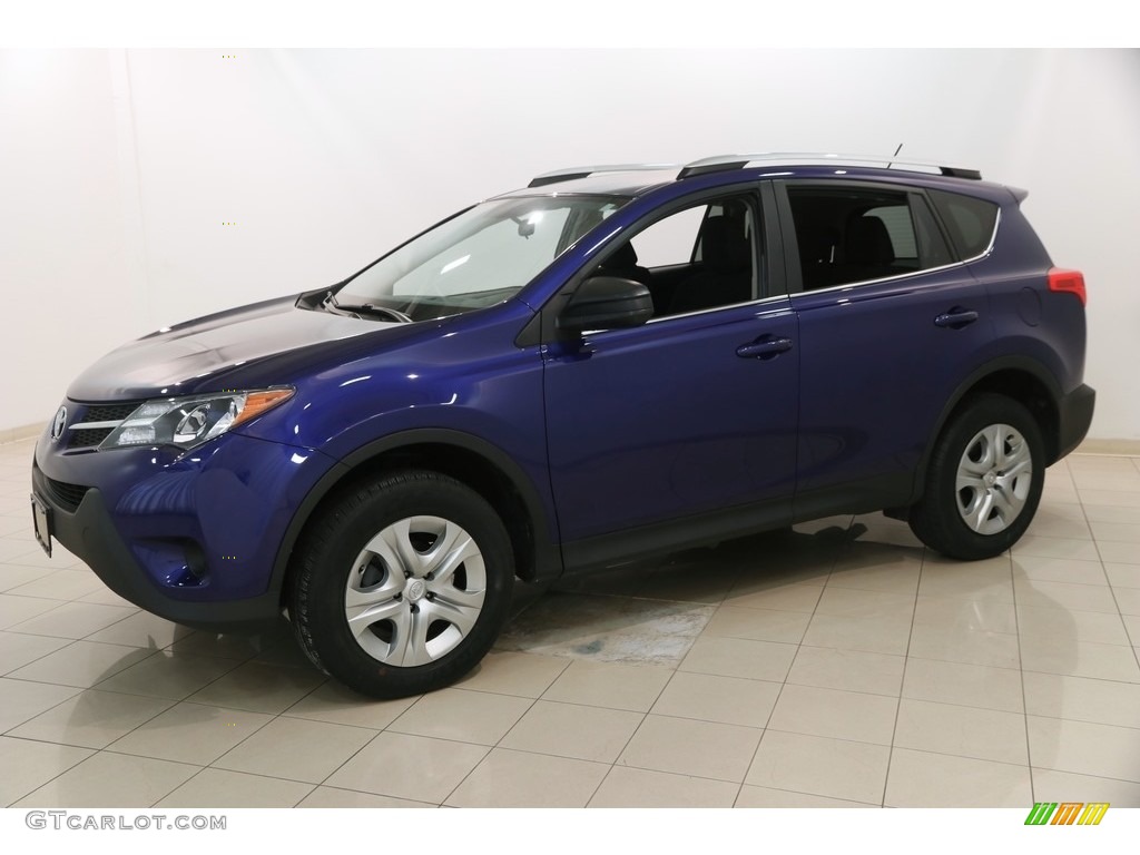 2015 RAV4 LE - Blue Crush Metallic / Black photo #3