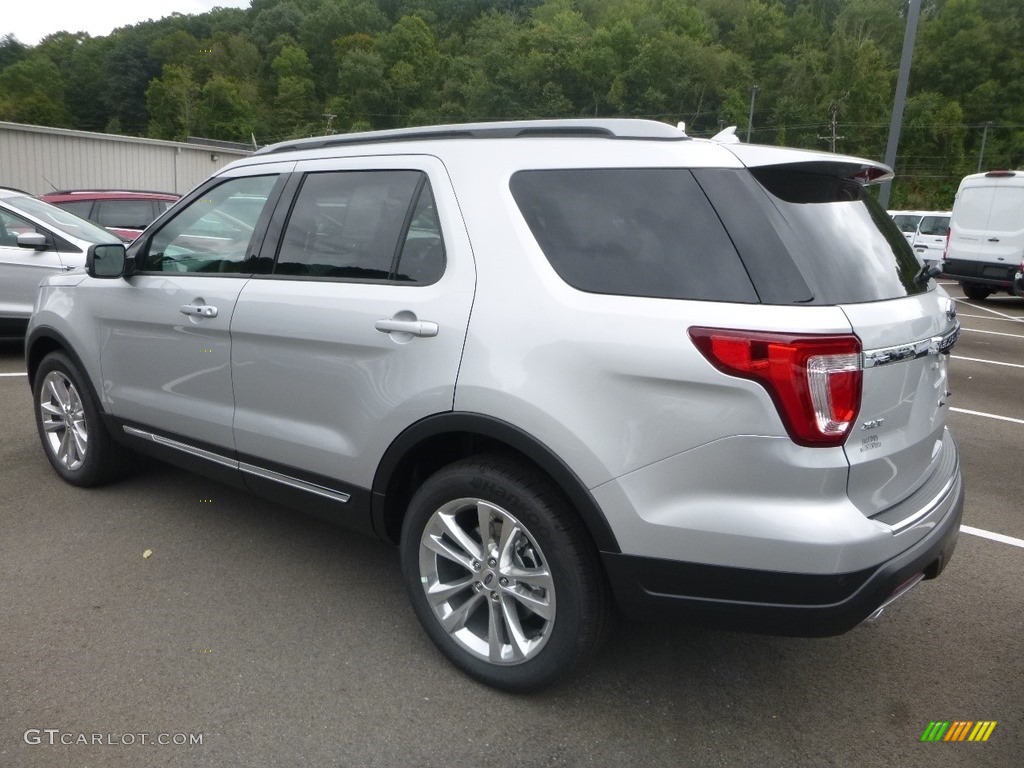 2018 Explorer XLT 4WD - Ingot Silver / Ebony Black photo #6