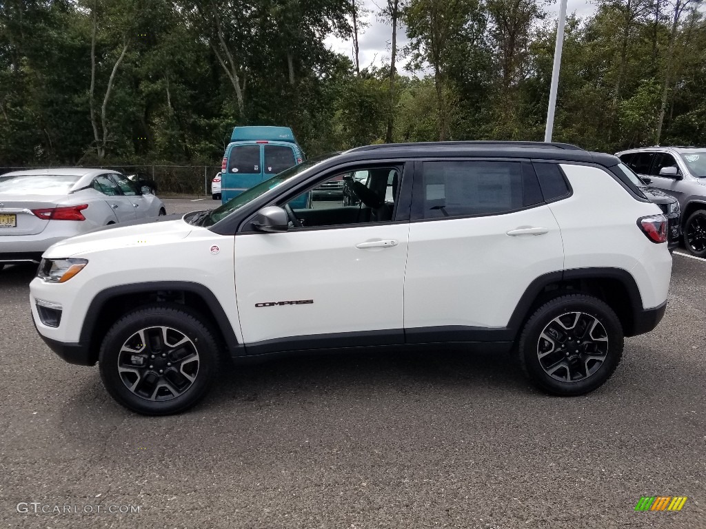White 2019 Jeep Compass Trailhawk 4x4 Exterior Photo #129562329