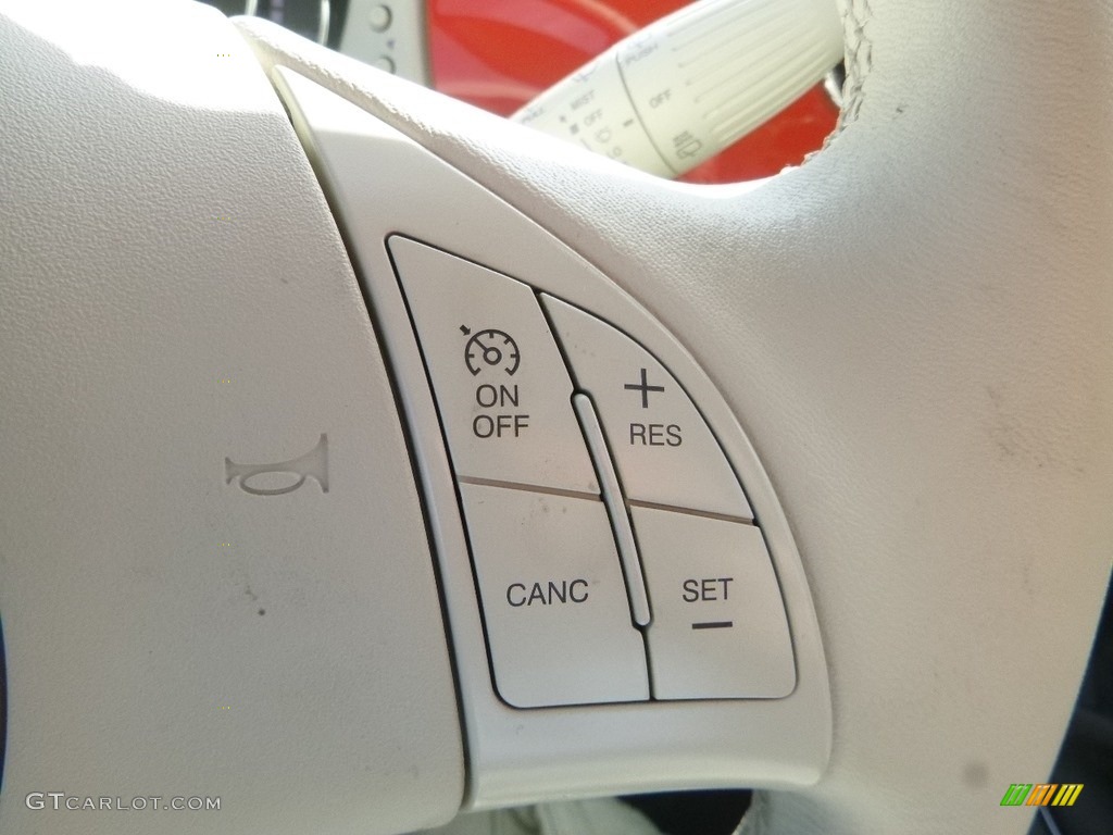 2018 Fiat 500 Pop Ivory (Avorio) Steering Wheel Photo #129562333