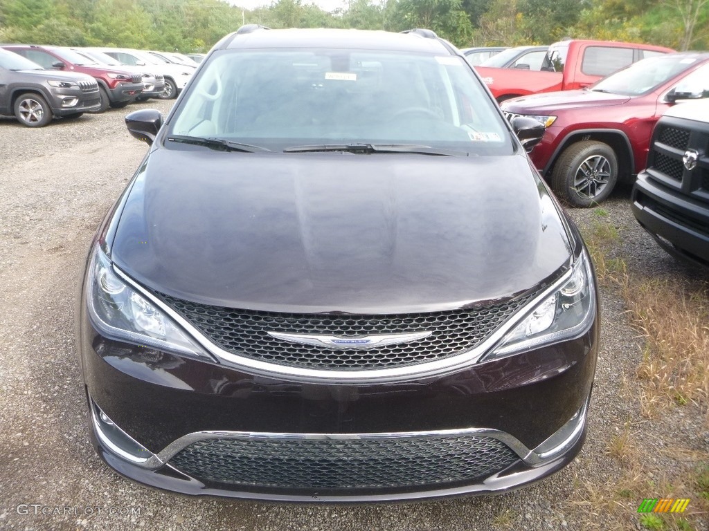 2019 Pacifica Touring Plus - Dark Cordovan Pearl / Black/Alloy photo #6