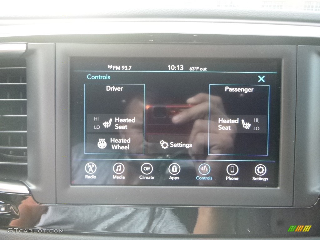2019 Pacifica Touring Plus - Dark Cordovan Pearl / Black/Alloy photo #18