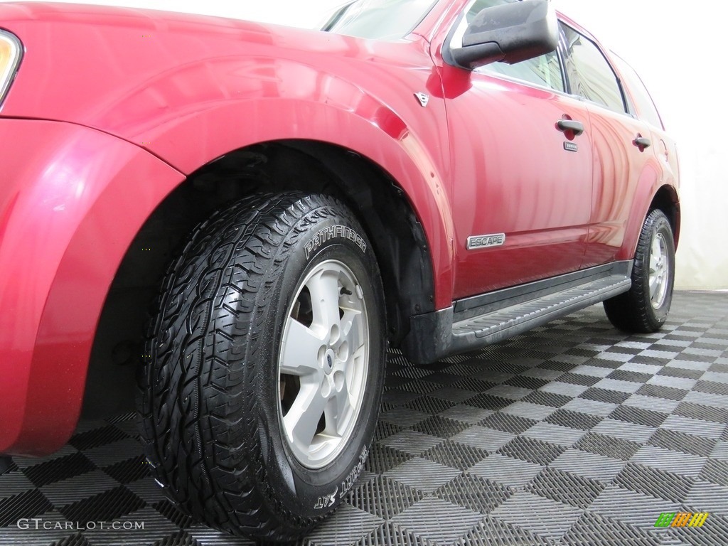 2008 Escape XLT V6 4WD - Redfire Metallic / Stone photo #8