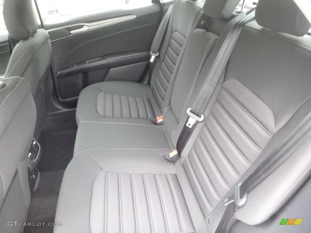 Ebony Interior 2019 Ford Fusion SE AWD Photo #129563187