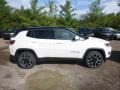 Pearl White Tri–Coat 2019 Jeep Compass Limited 4x4 Exterior