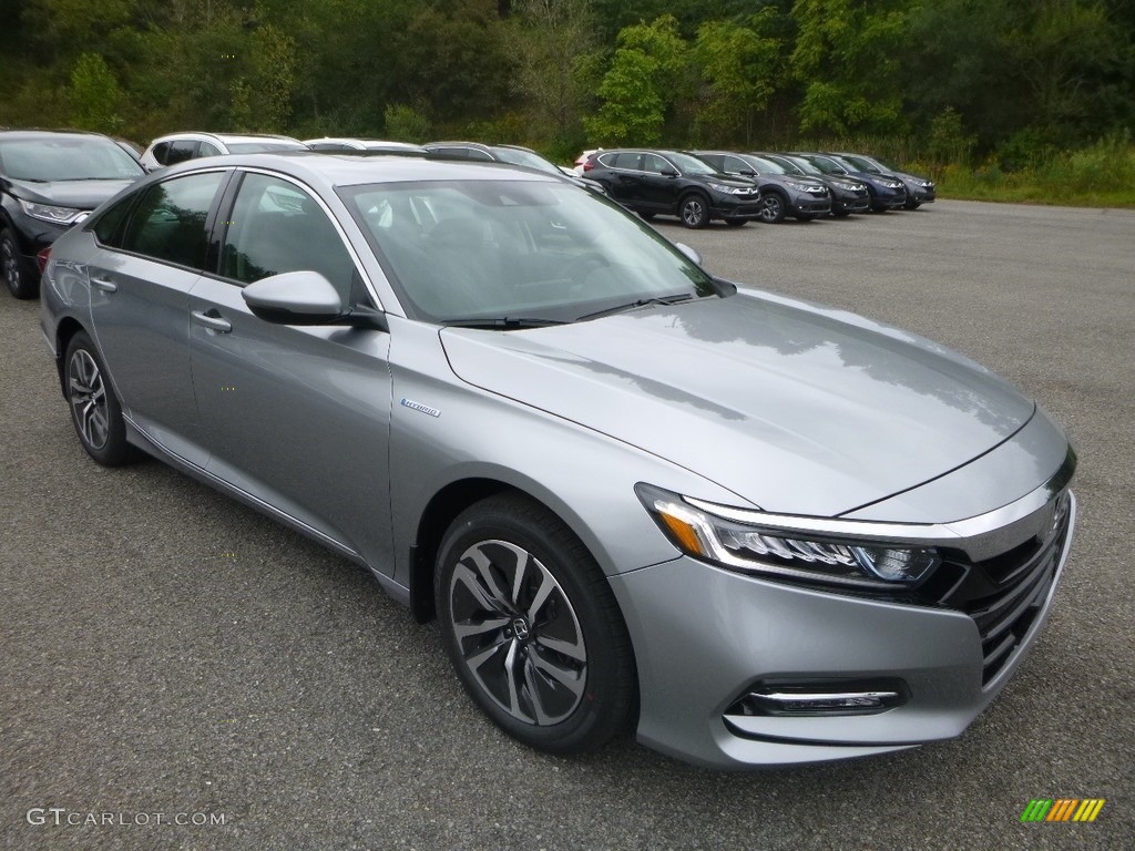 Lunar Silver Metallic 2018 Honda Accord EX-L Hybrid Sedan Exterior Photo #129566901