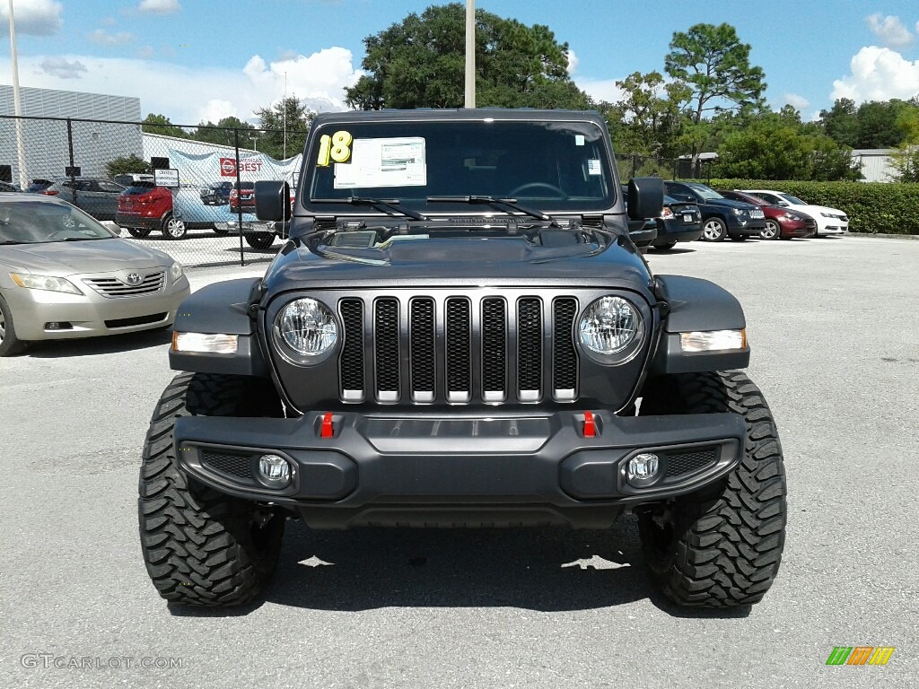 Granite Crystal Metallic 2018 Jeep Wrangler Unlimited Rubicon 4x4 Exterior Photo #129567627