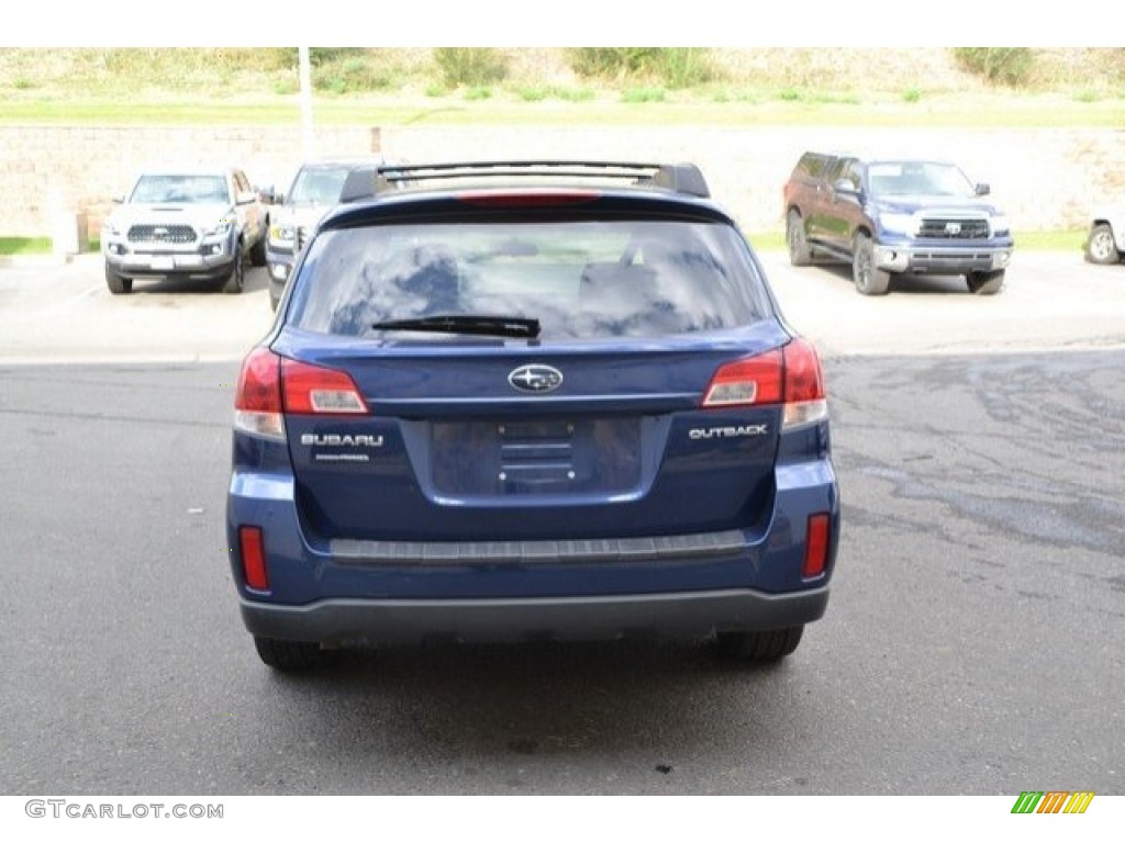 2010 Outback 2.5i Premium Wagon - Azurite Blue Pearl / Warm Ivory photo #5