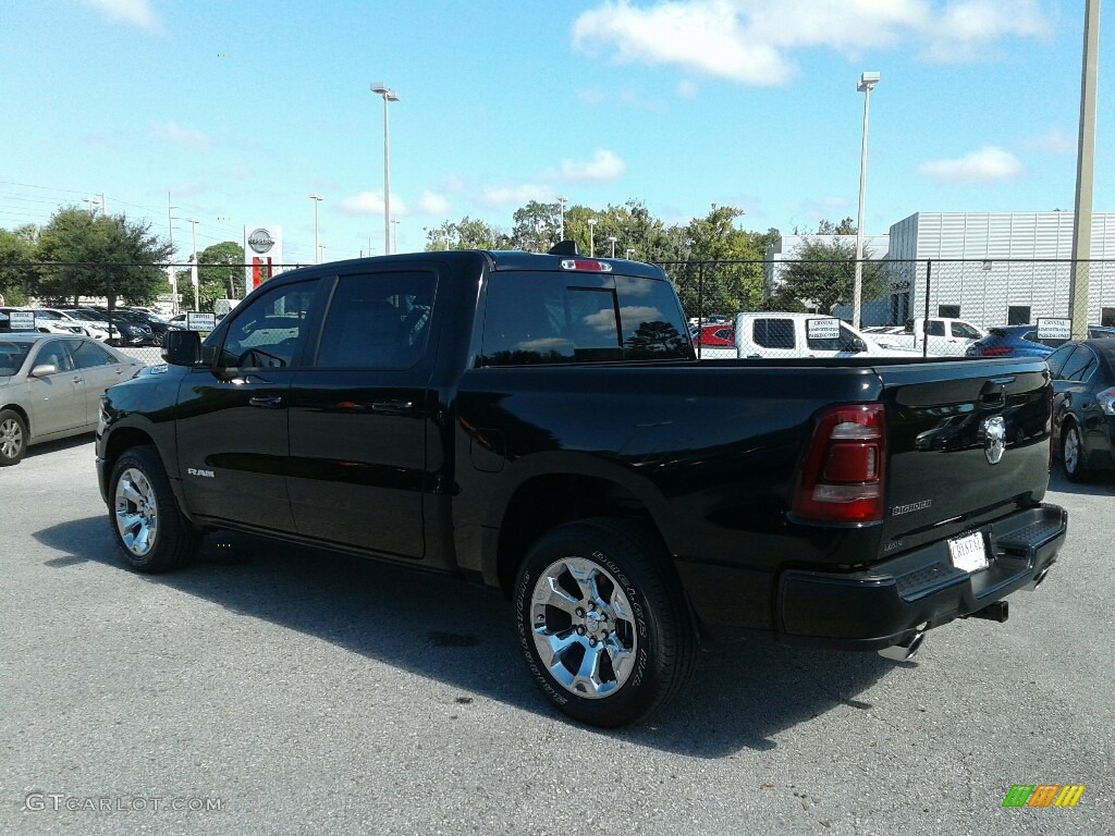 2019 1500 Big Horn Crew Cab - Diamond Black Crystal Pearl / Black/Diesel Gray photo #3