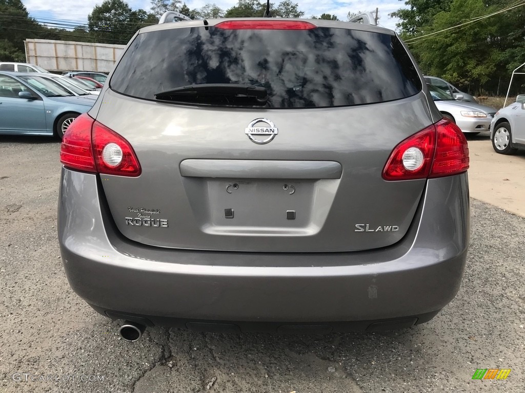 2008 Rogue SL AWD - Gotham Gray Metallic / Gray photo #5