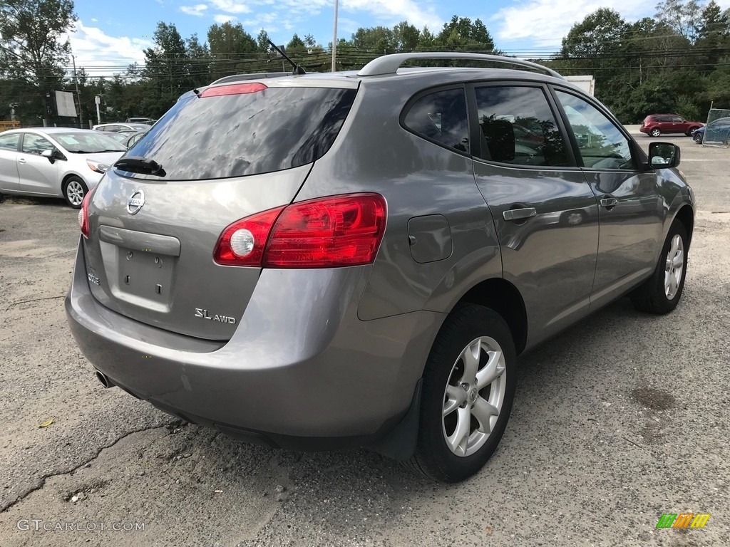 2008 Rogue SL AWD - Gotham Gray Metallic / Gray photo #7