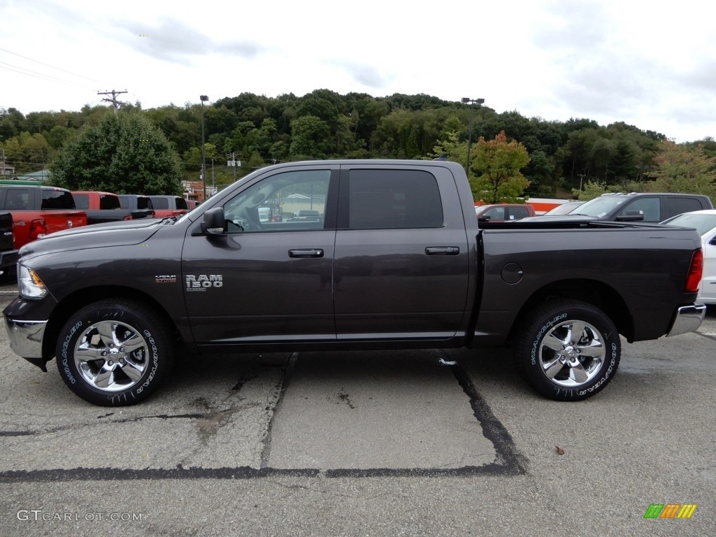 2019 1500 Classic Big Horn Crew Cab 4x4 - Granite Crystal Metallic / Black/Diesel Gray photo #2