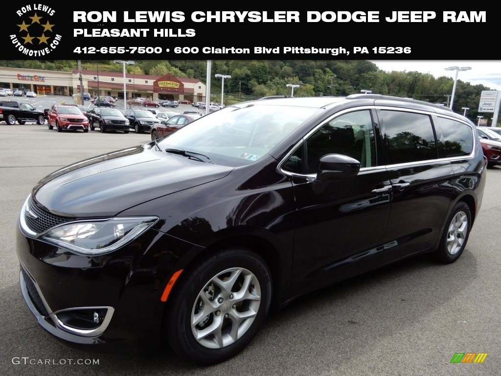 2019 Pacifica Touring Plus - Dark Cordovan Pearl / Black/Alloy photo #1