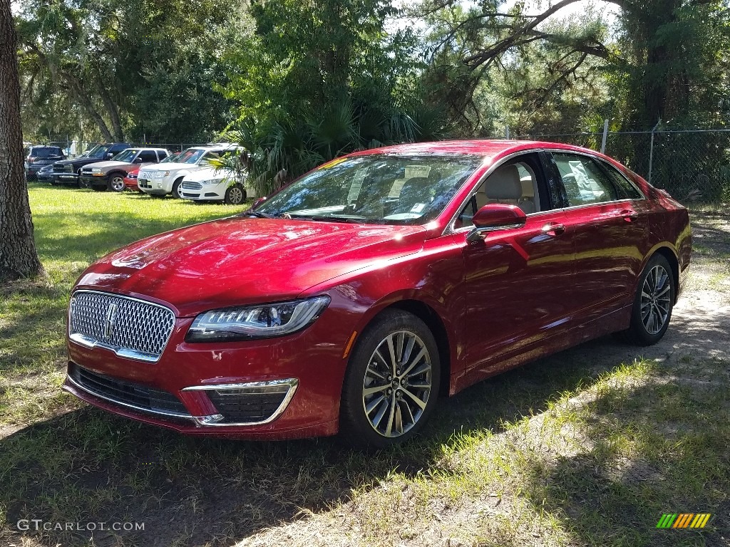 2018 MKZ Premier - Ruby Red Metallic / Cappuccino photo #1